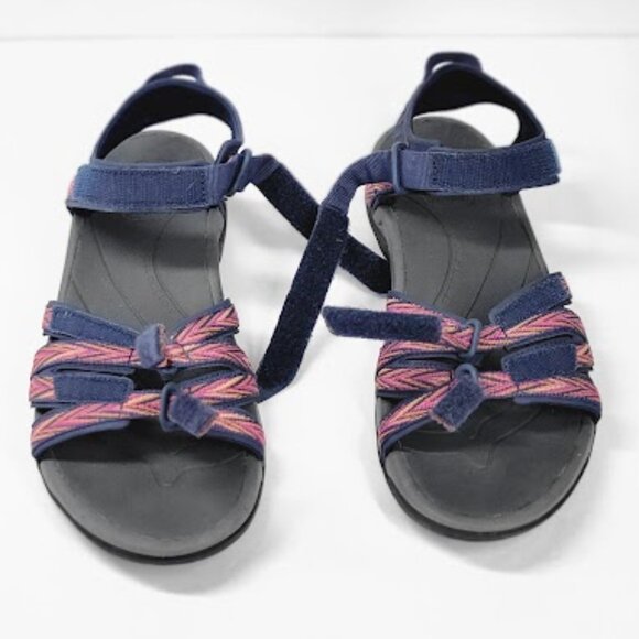 TEVA Women's Tirra Sport Hiking Sandal multi colorway Size 8 EUC - Picture 9 of 10